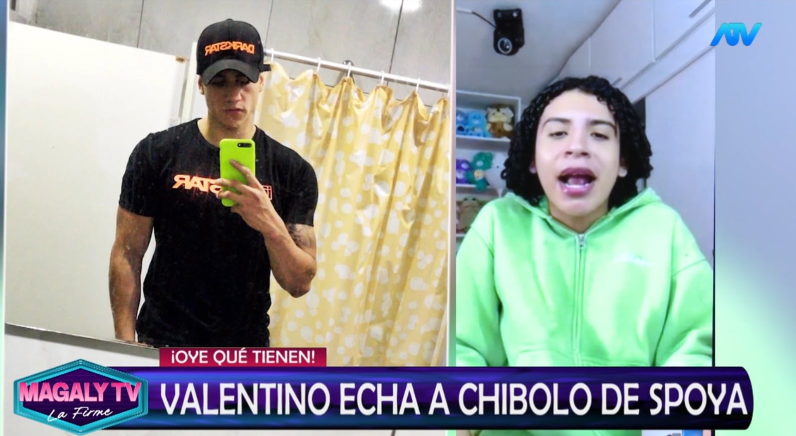 Valentino dice que el 'colágeno' de Laura Spoya no es su tipo de hombre.