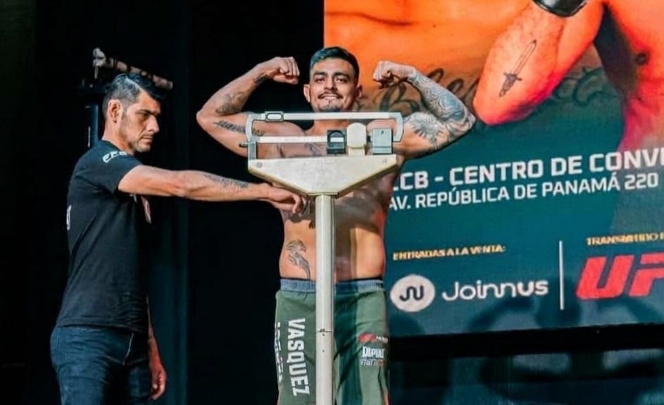 MMA: Daniel ‘Dinamita’ Vázquez vuelve a la acción, en el South America Fighting Championship