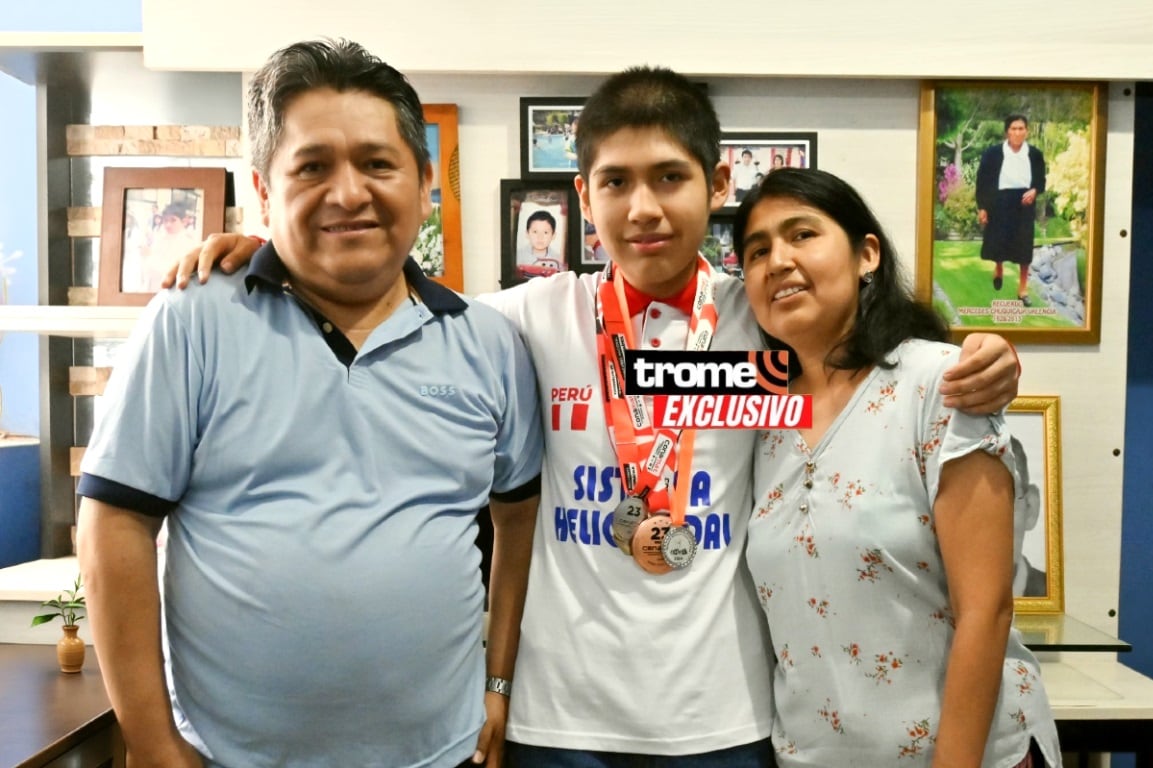 Ángel Hans Vilca Caqui, de 17 años. "Desde niño ha sido noble, aplicado y responsable", dijeron sus padres a Trome. (Entrevista y foto composición: Isabel Medina / Trome).