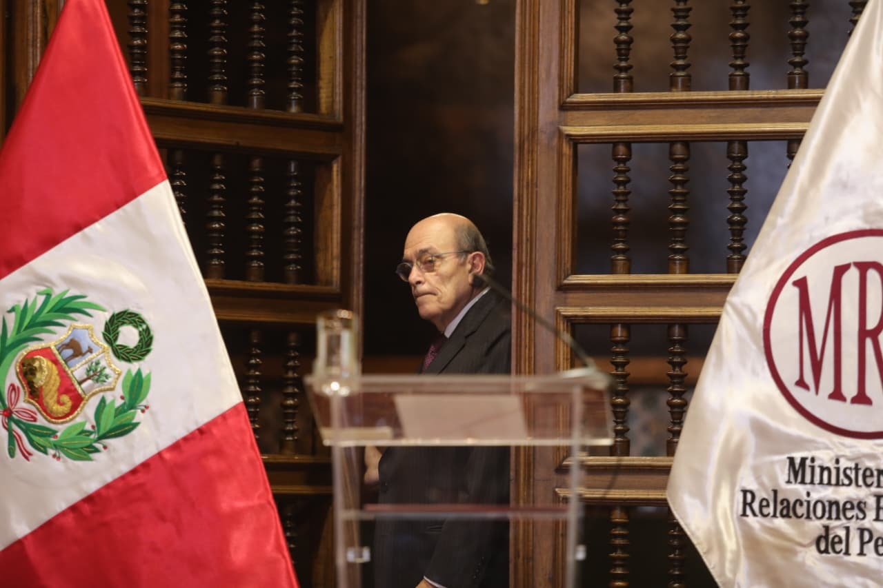 El Canciller Hugo de Zela. Foto: Antonio Melgarejo/ @photo.gec