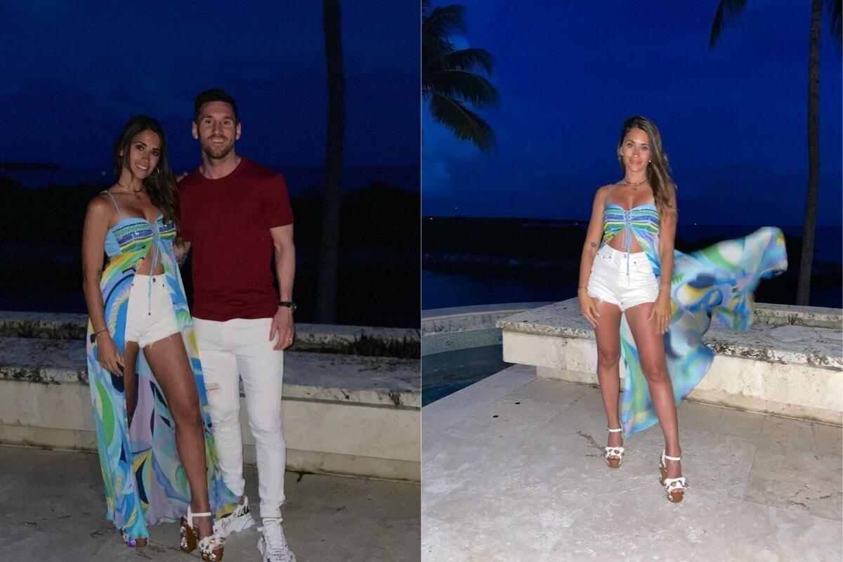 Lionel Messi junto a su esposa Antonella Roccuzzo. (Foto: @antonelaroccuzzo).