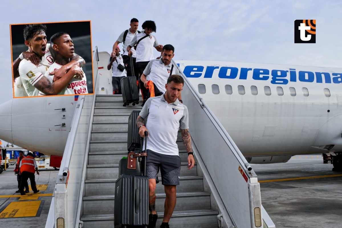 Liga Deportiva Universitario enfrentará a Universitario este martes en la Copa Libertadores. (Twitter LDU)