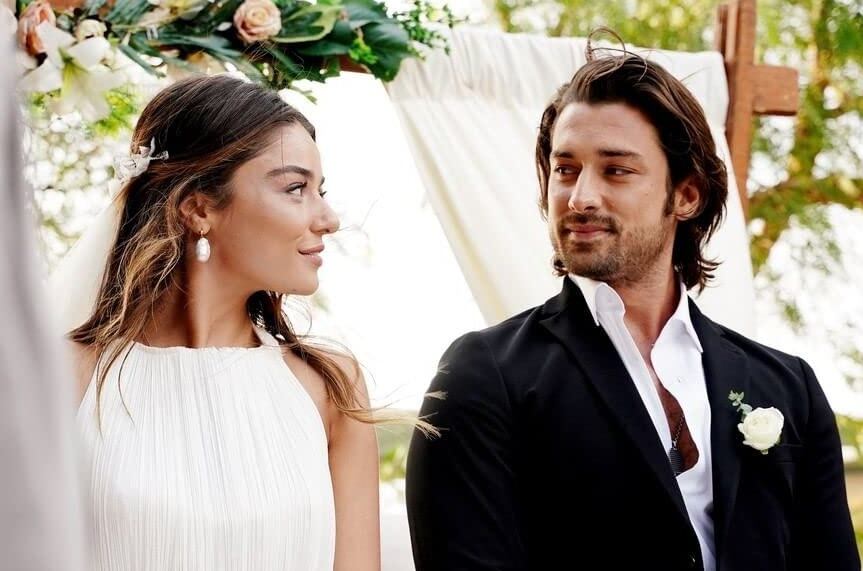 Poyraz Özgür y Haziran Sedefli se casan en la telenovela.