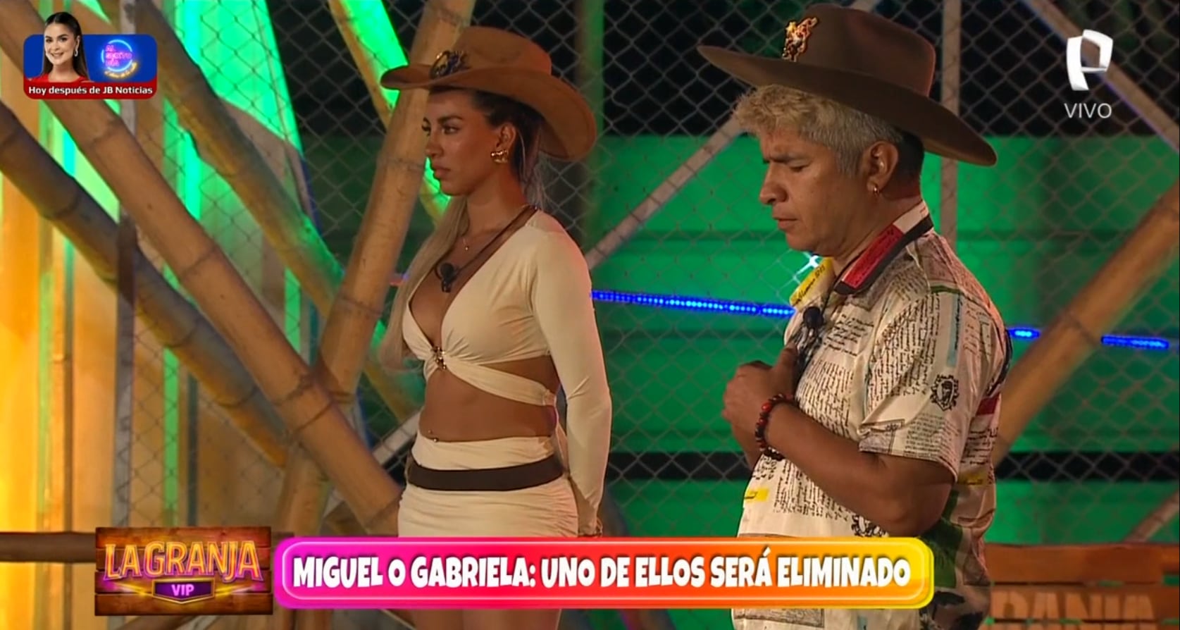 Miguel Vergara y Gabriela Herrera compitieron en votos. Él perdió y quedó fuera de 'La Granja vip'.