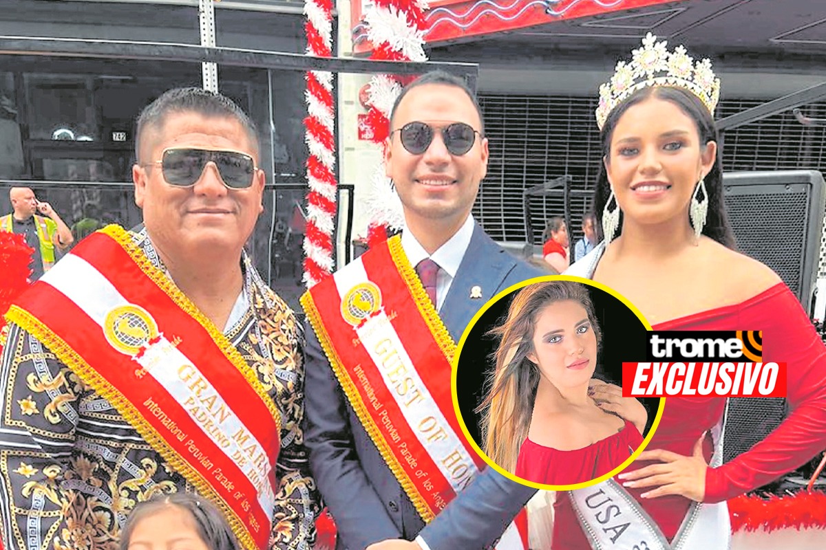 Esposa de Clavito es coronada Miss Perú USA. Foto: Trome.