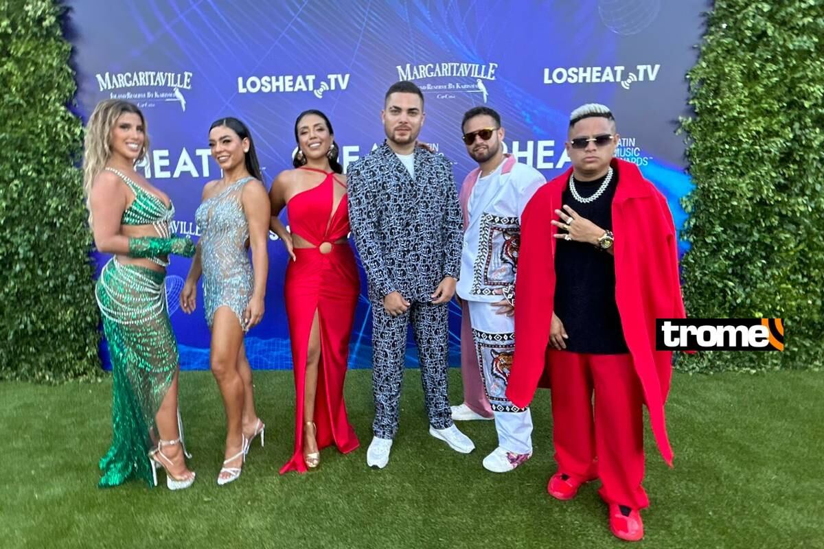 Cate Candela en la alfombra roja de los Premios Heat 2023 (Foto: Carla Chevez/TROME).