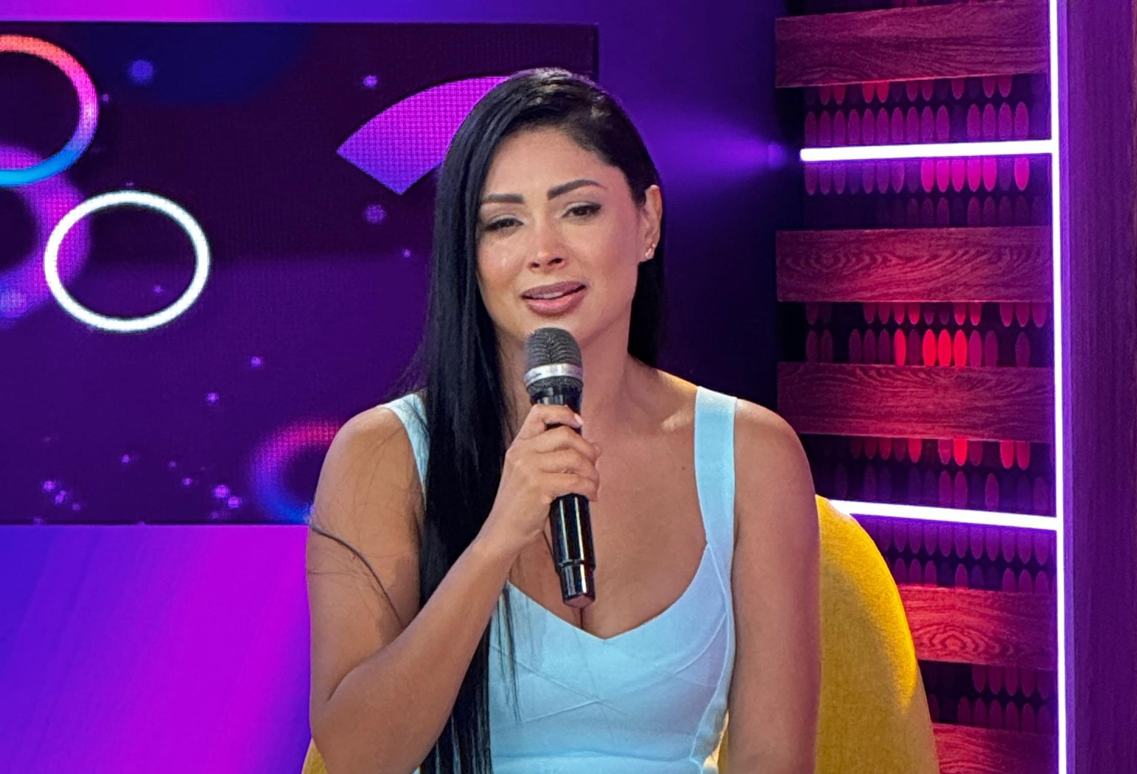 Gran expectativa causó la entrevista a Pamela Franco en Mande Quien Mande. (Captura TV)