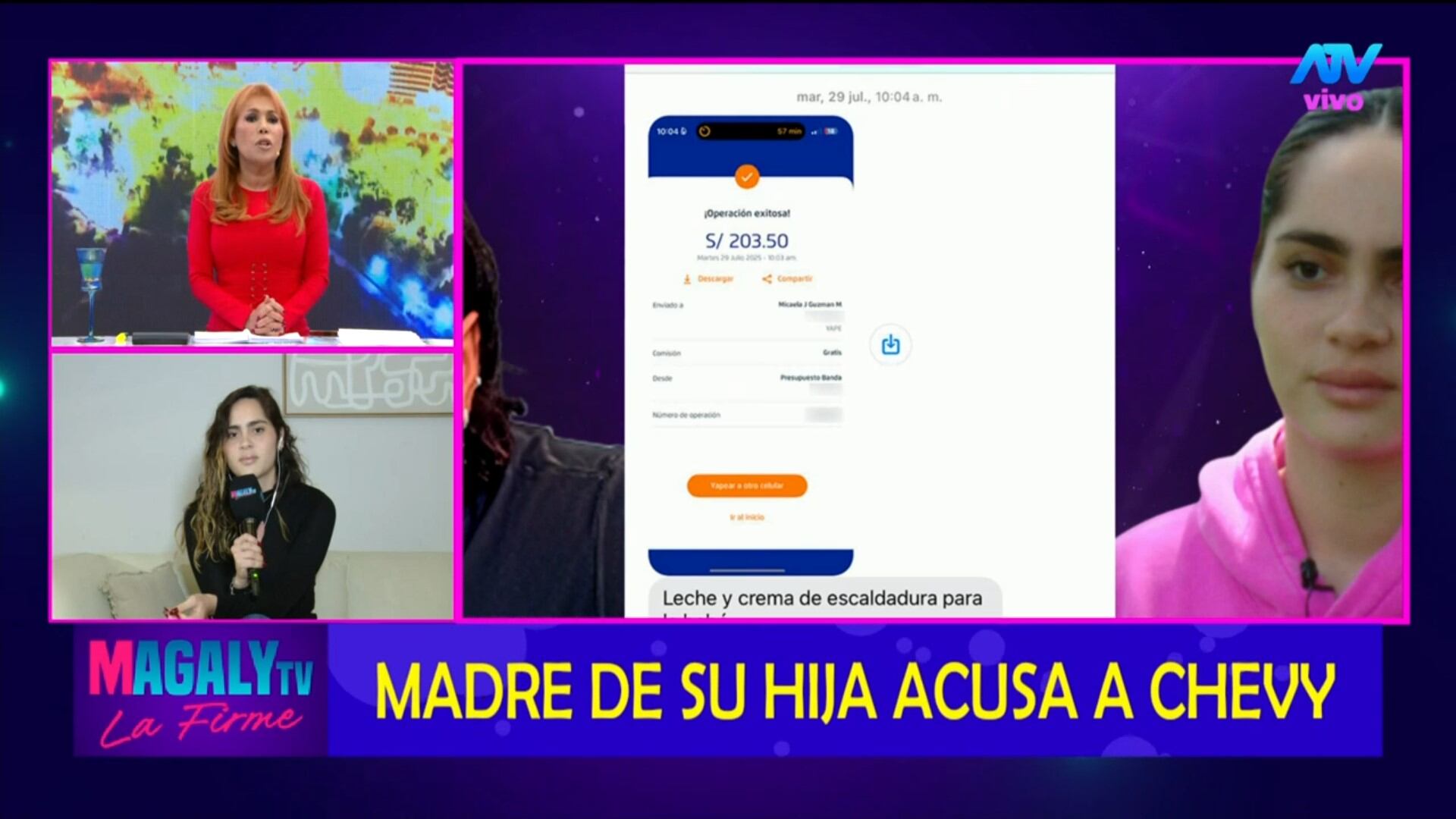 Expareja del bailarín expone los gastos de su bebé.