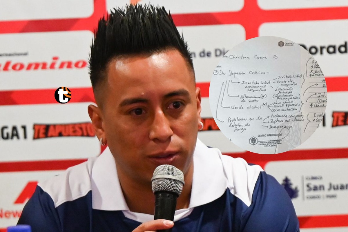 Christian Cueva compartió diagnóstico que le hizo una clínica siquiátrica.