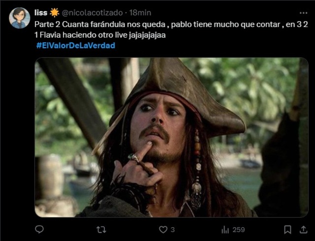 Memes de Pablo Heredia en El Valor de la Verdad. (Redes sociales)