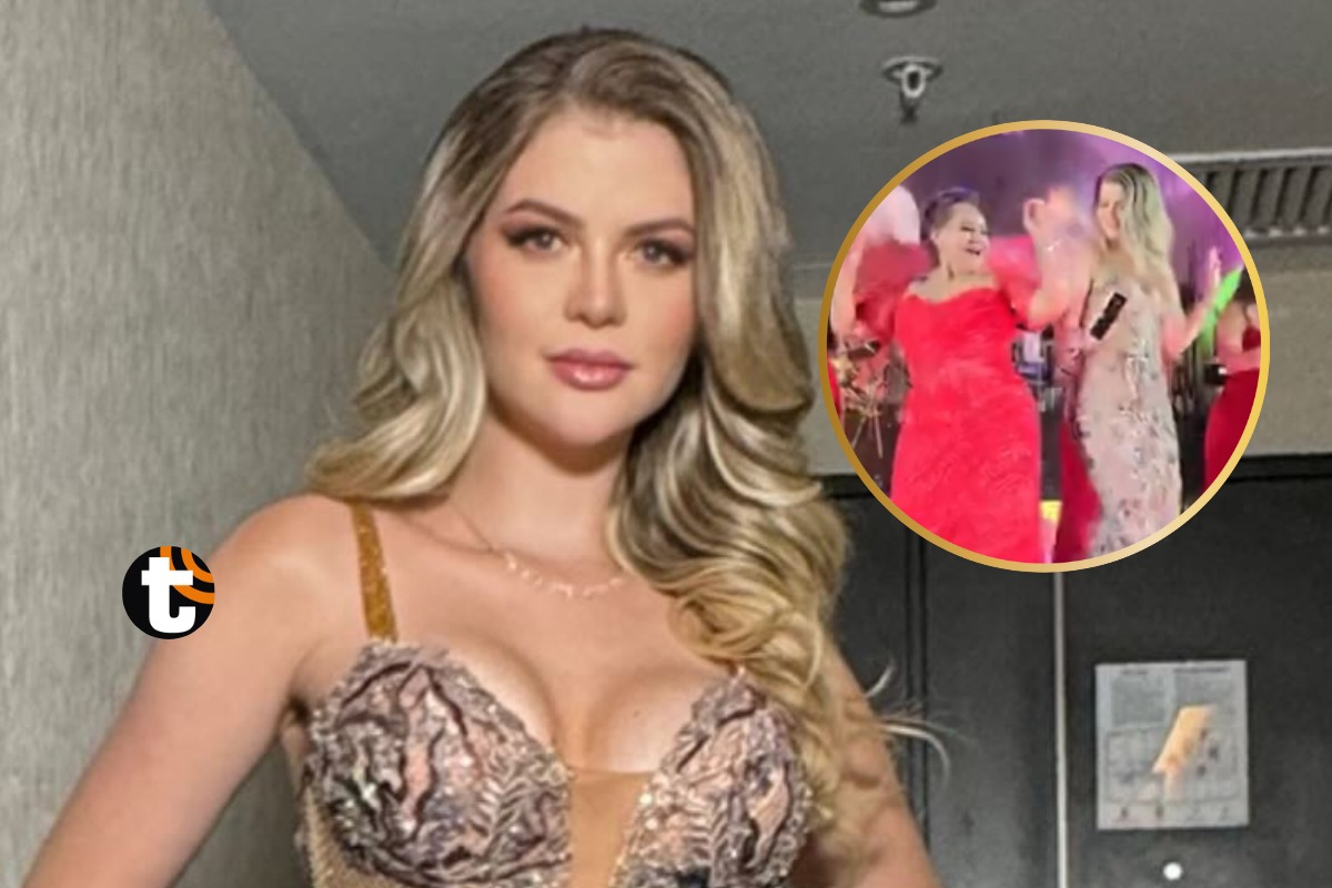 Brunella Horna baila con su suegra en su cumpleaños