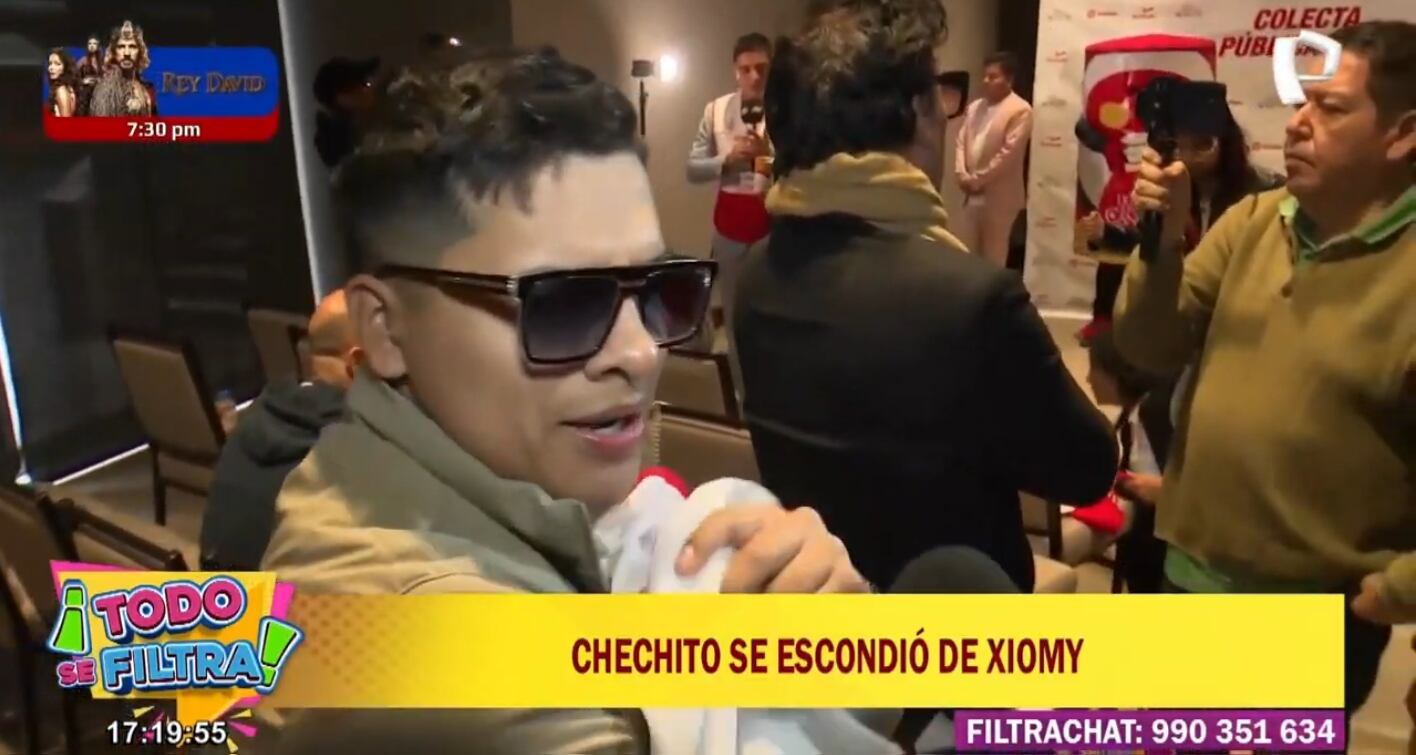 Chechito niega tener 'roches' con Xiomy Kanashiro.