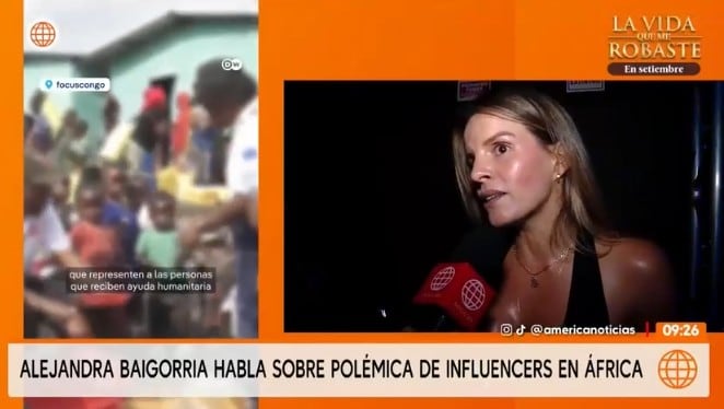 Alejandra Baigorria explica su labor como embajadora en Malawi.