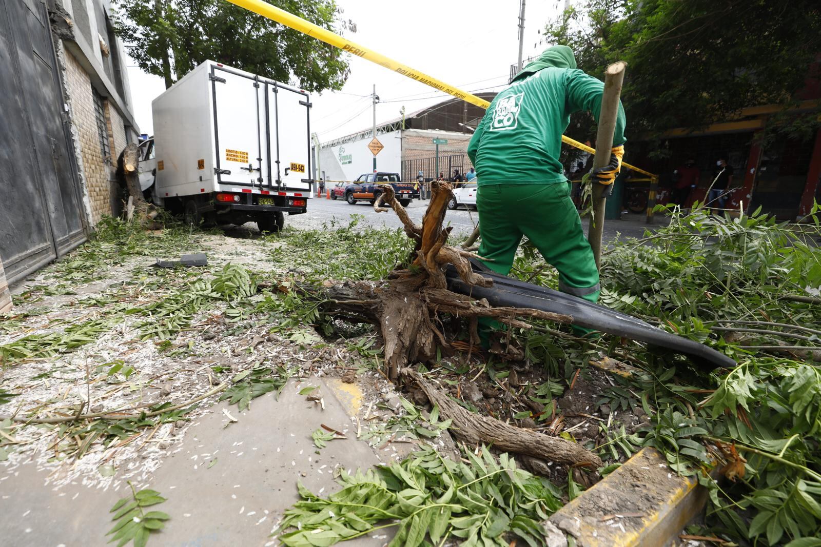 Terrible accidente ocurrió en Barranco, en el límite con Surco. | Foto: Eduardo Cavero