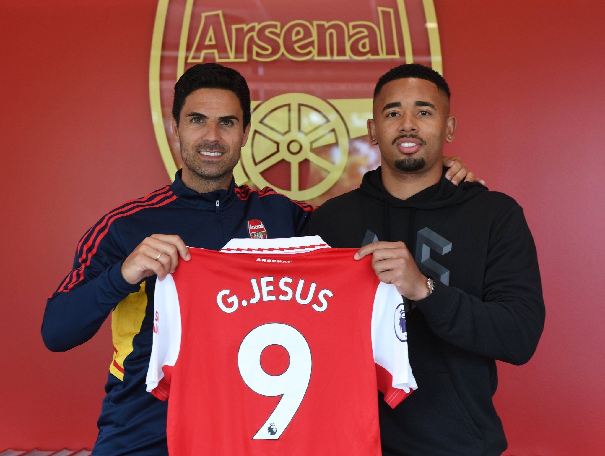 Gabriel Jesus llevará la '9' en el Arsenal. (Foto: Arsenal)