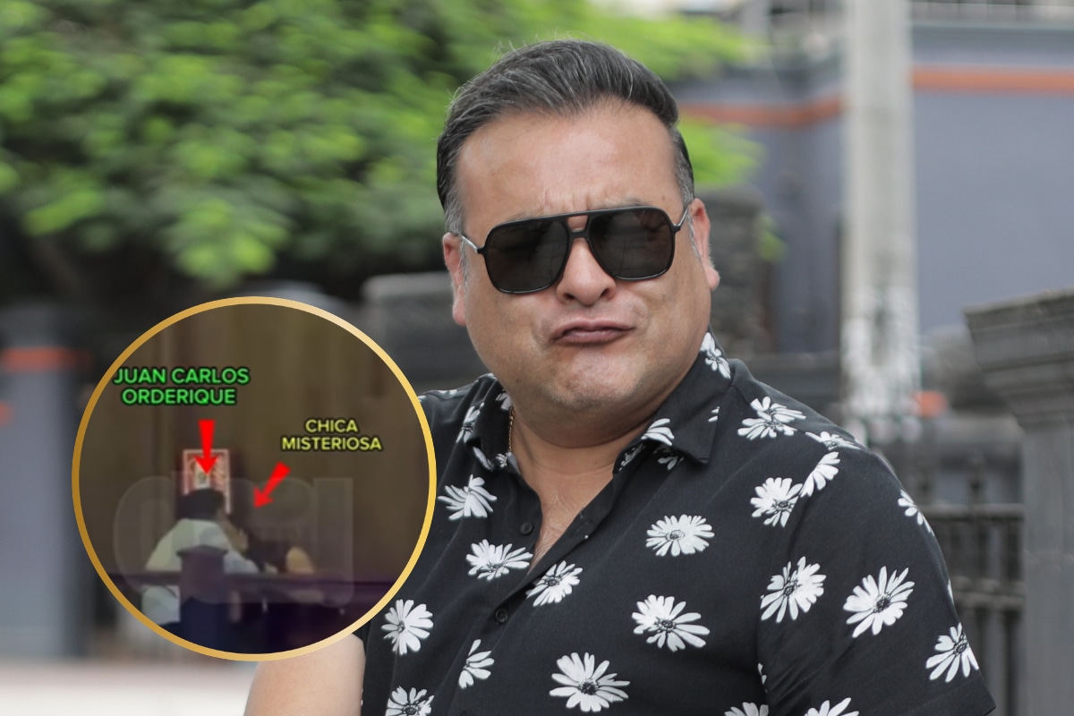 Juan Carlos Orderique ampayado con jovencita en Trujillo