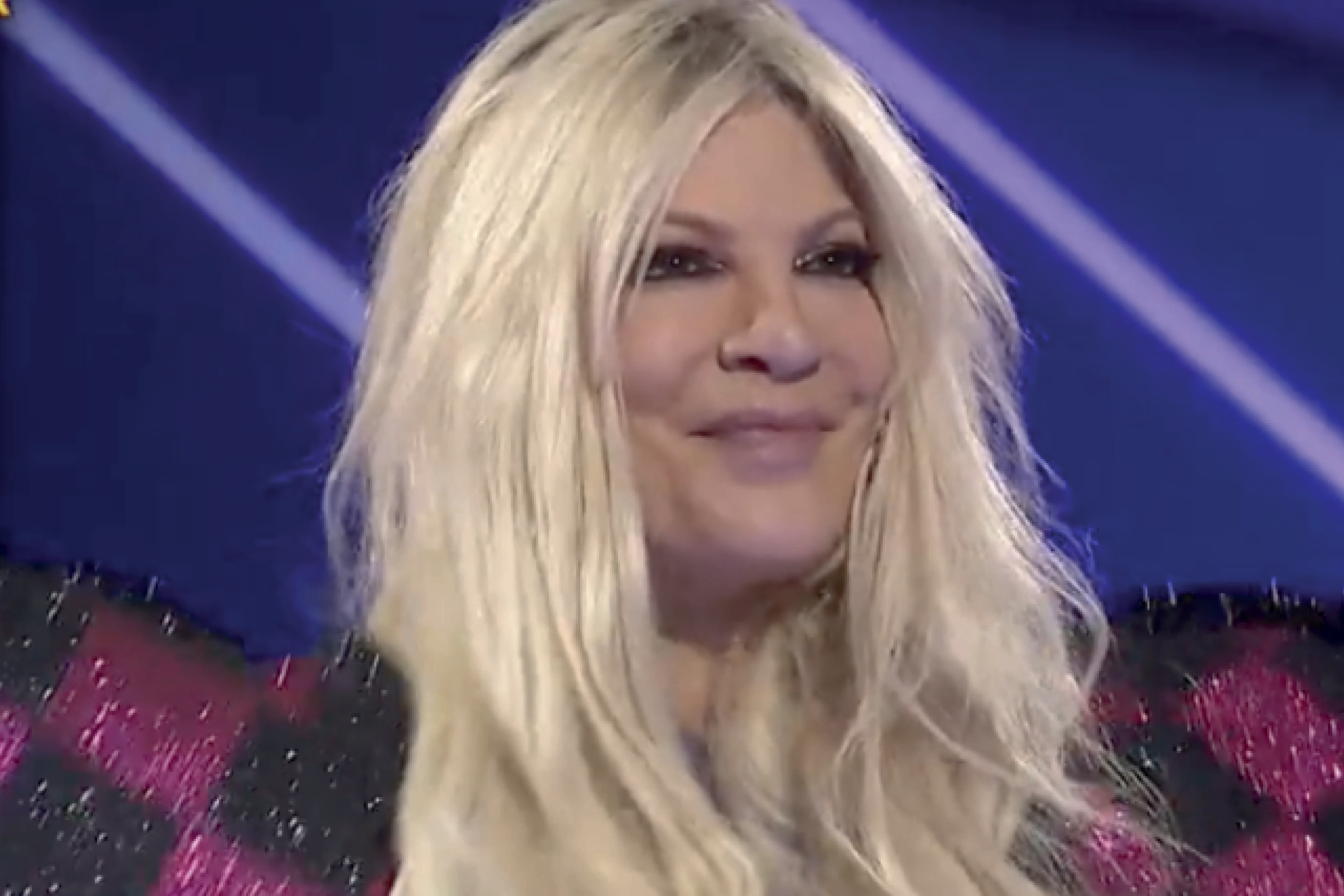 Tori Spelling era el Arlequín en "Mask Singer 3" (Foto: Antena 3)