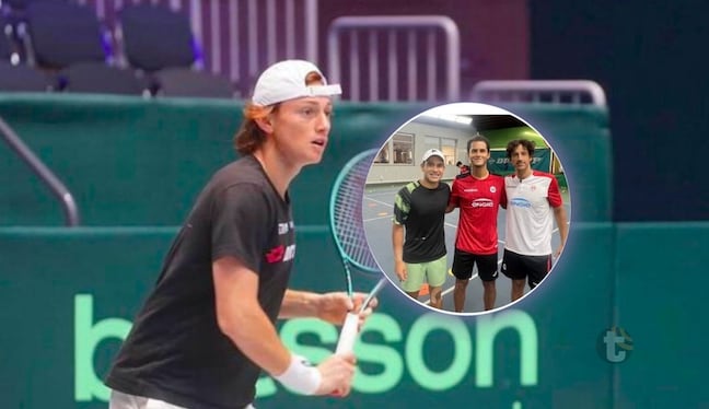 Ignacio Buse se muestra optimista con desafío ante Alemania en Copa Davis (Foto : Andina)