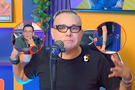 Carlos Cacho rompe en llanto y “abandona” set de programa tras fuerte altercado con periodista Jhon Cano