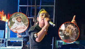 ¡Atacan a cantante Soraya Nieto en concierto! Le lanzaron ‘botellazo’ y resultó con cortes: “Impactó en mi rostro”