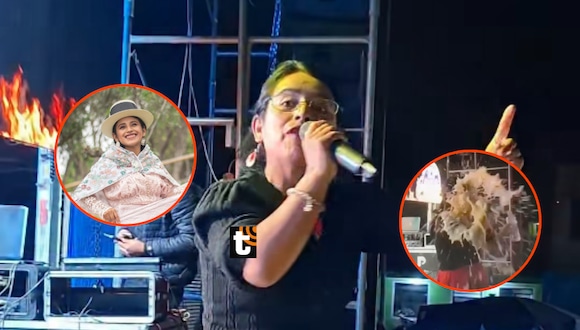 TROME - ¡Atacan a cantante Soraya Nieto en concierto! Le lanzaron ‘botellazo’ y resultó con cortes: “Impactó en mi rostro”