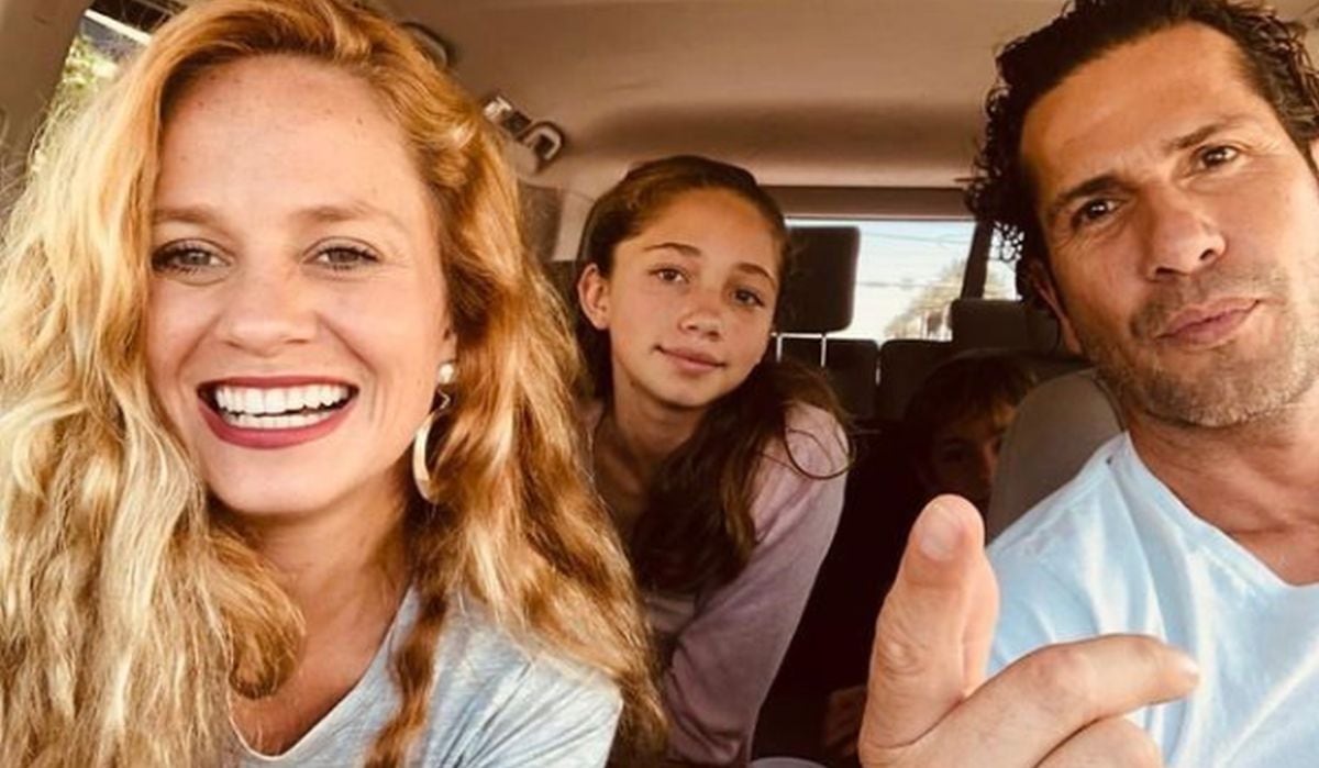 El actor junto a su esposa Erika y su hija Luna, a quienes ama locamente (Foto: Gregorio Pernía / Instagram)