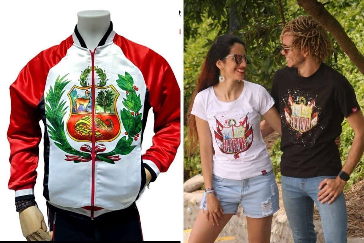 Las ventas mas fuertes se dan en Fiestas Patrias y en Navidad. La casaca con escudo tiene gran demanda y se llega a agotar.
Foto: Kjari.