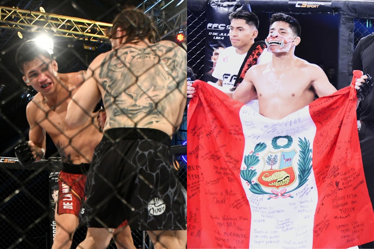 Jeremy de la Mata (izquierda) y Diego Jumachi competirán en el FFC 100. (Difusión)