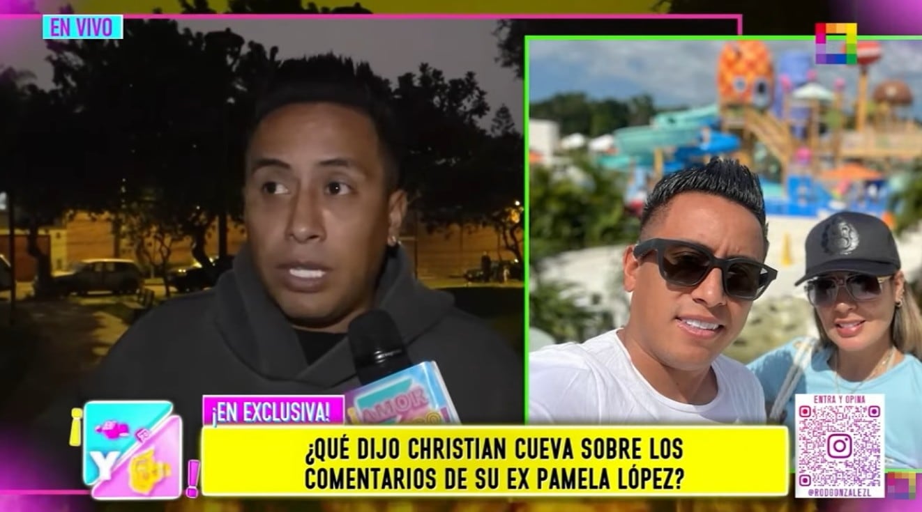 Christian Cueva elogia a Pamela Franco y lanza indirecta sobre el dinero.
