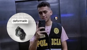 ¡Escándalo tras crimen de policía! Proyectil que lo mató apareció deformado y no se puede identificar el arma