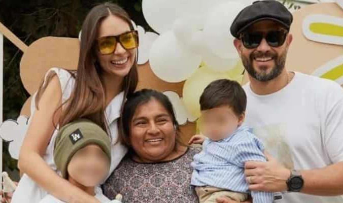 Natalie Vértiz y Yaco Eskenazi estiman mucho a la nana de sus hijos.