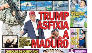 TRUMP ASFIXIA A MADURO