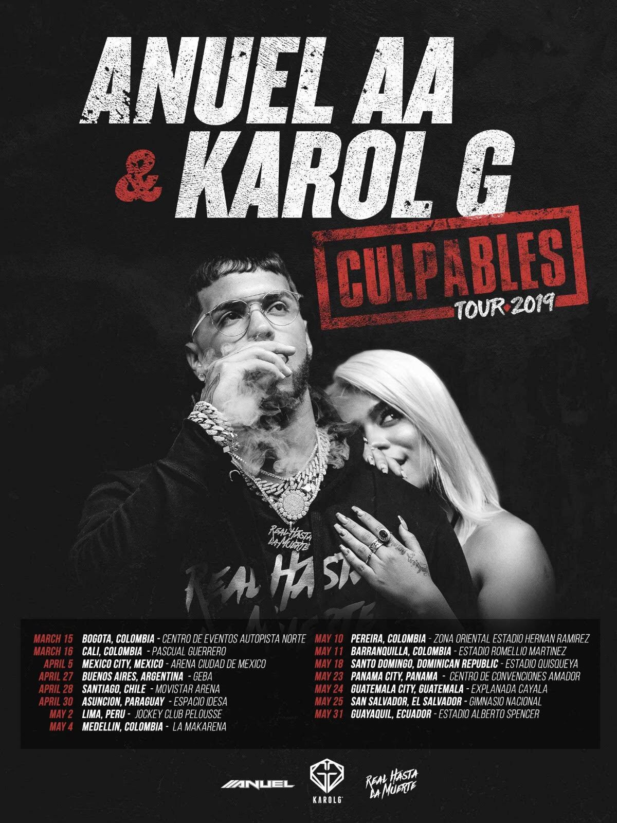 Karol G y Anuel AA realizarán un concierto en Lima, Perú (Foto: Captura de Billboard)