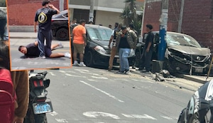 Santa Anita: Dos policía heridos en intervención a presunto ‘robacasas’ cerca de colegio | VIDEO