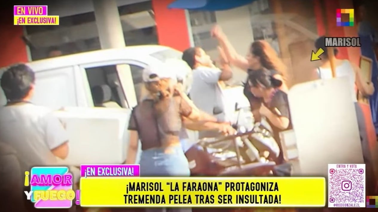 Marisol golpea a hombre que la insultó.