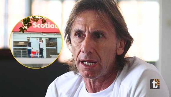 Ricardo Gareca y su molestia con entidad bancaria