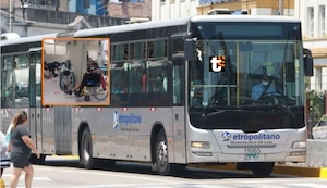 ¡Nuevo choque! Bus del Metropolitano y auto impactan y dejan siete heridos en Barranco