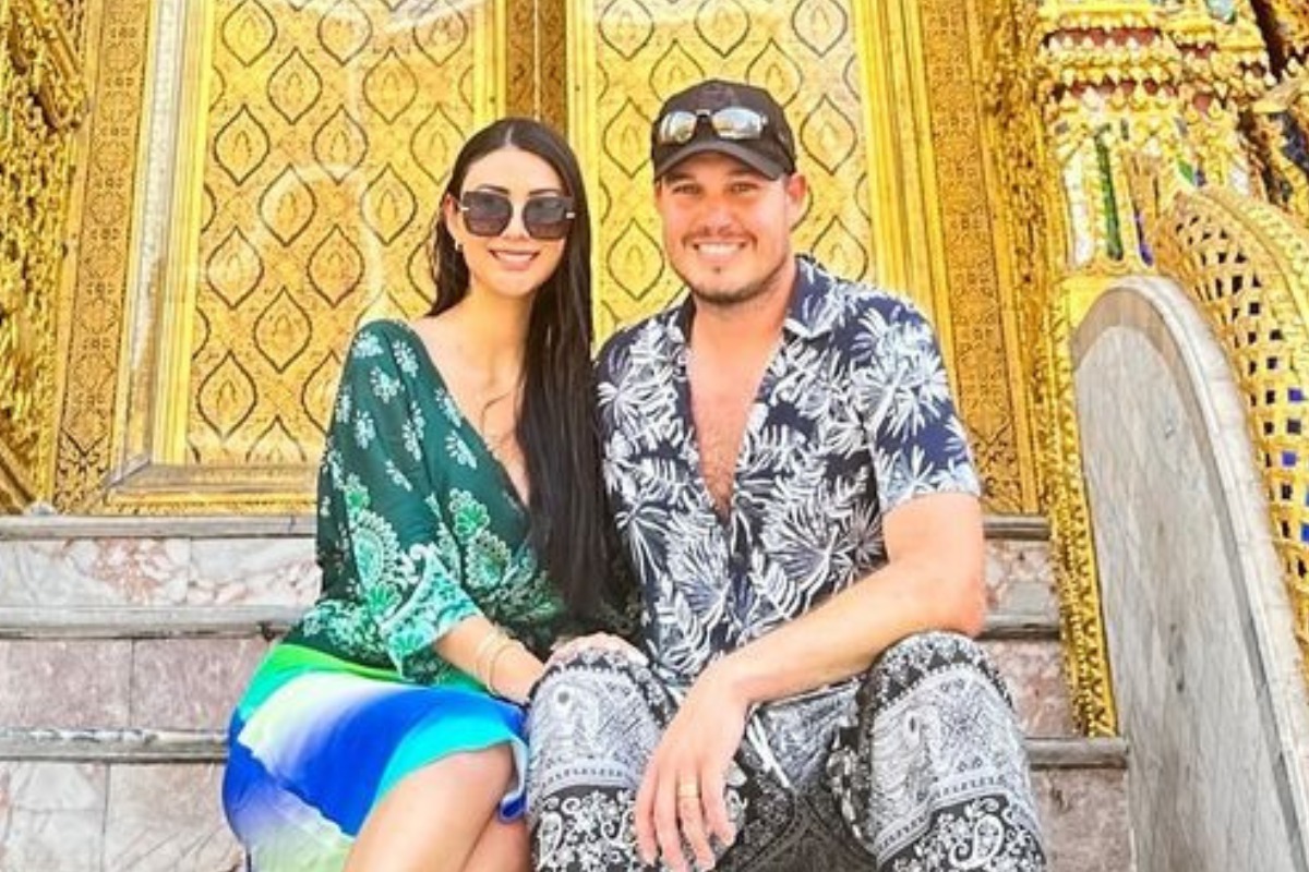 George Forsyth y Sonia La Torre en su luna de miel