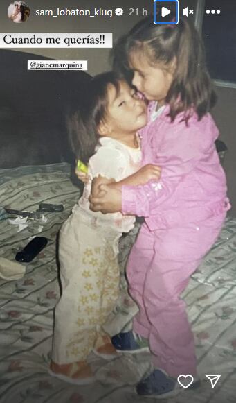 Samahara Lobatón y su peculiar mensaje a su hermana Gianella Marquina