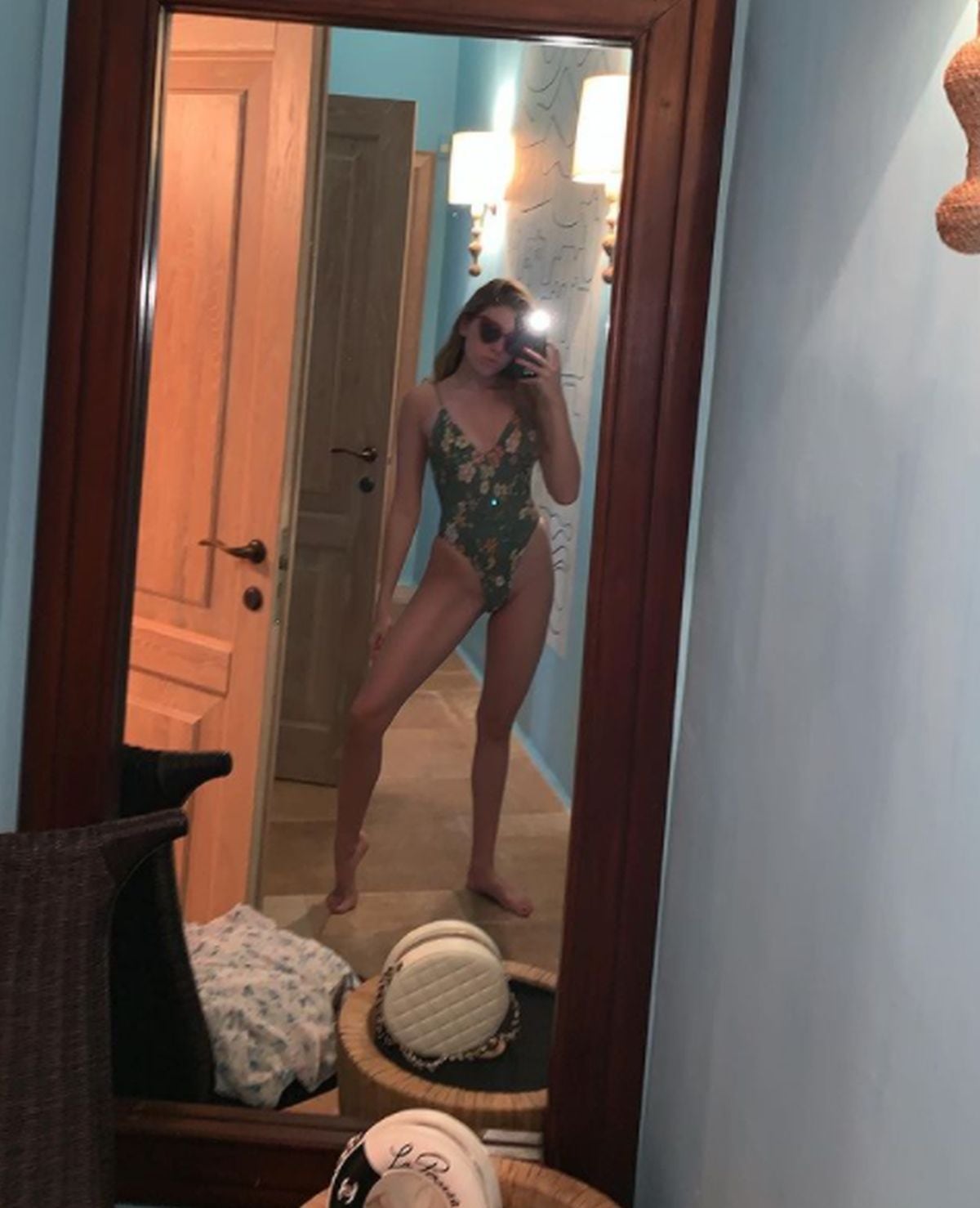 La imagen de la adolescente por la que fue comparada con su madre (Foto: Regina Castro / Instagram)