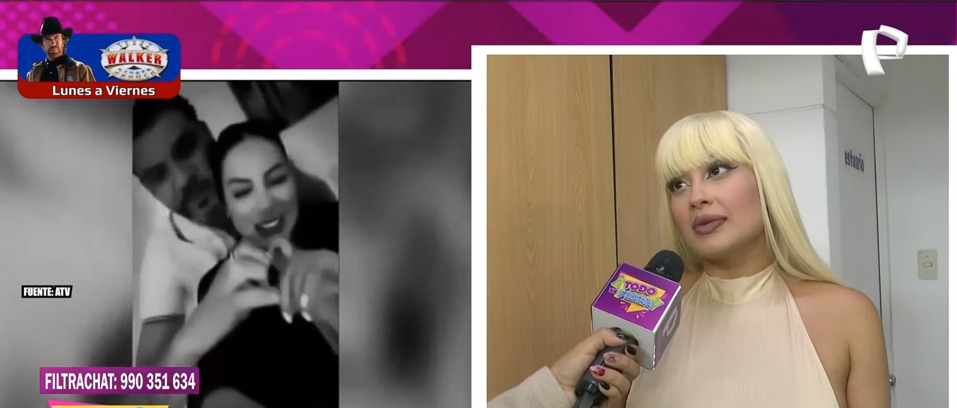 Modelo arremete contra Pamela López tras críticas que recibió. (Foto: Panamericana TV)