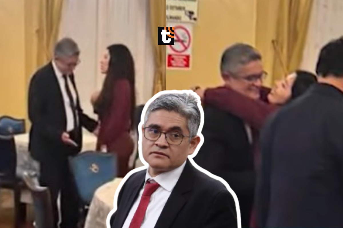 José Domingo Pérez aparece abrazado a una misteriosa mujer en hotel de Lima.