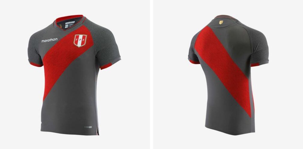 La camiseta alterna de la selección peruana. (Foto: Marathon)