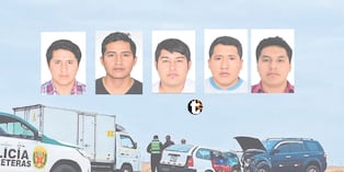 Choque frontal en la Panamericana Sur en Ica deja cinco muertos