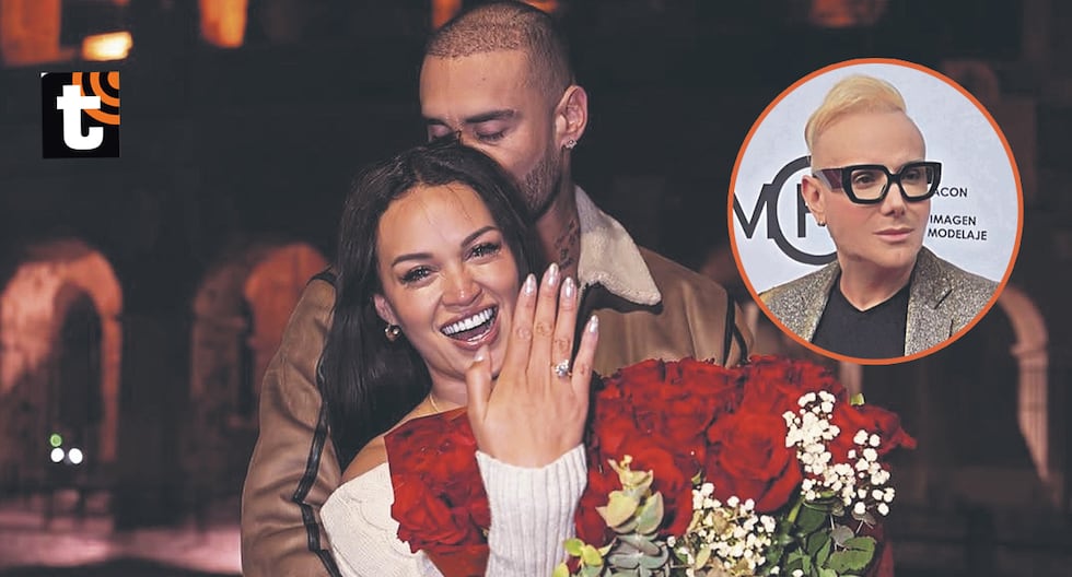 Experto revela detalles del anillo de compromiso de Angie Arizaga y Jota Benz