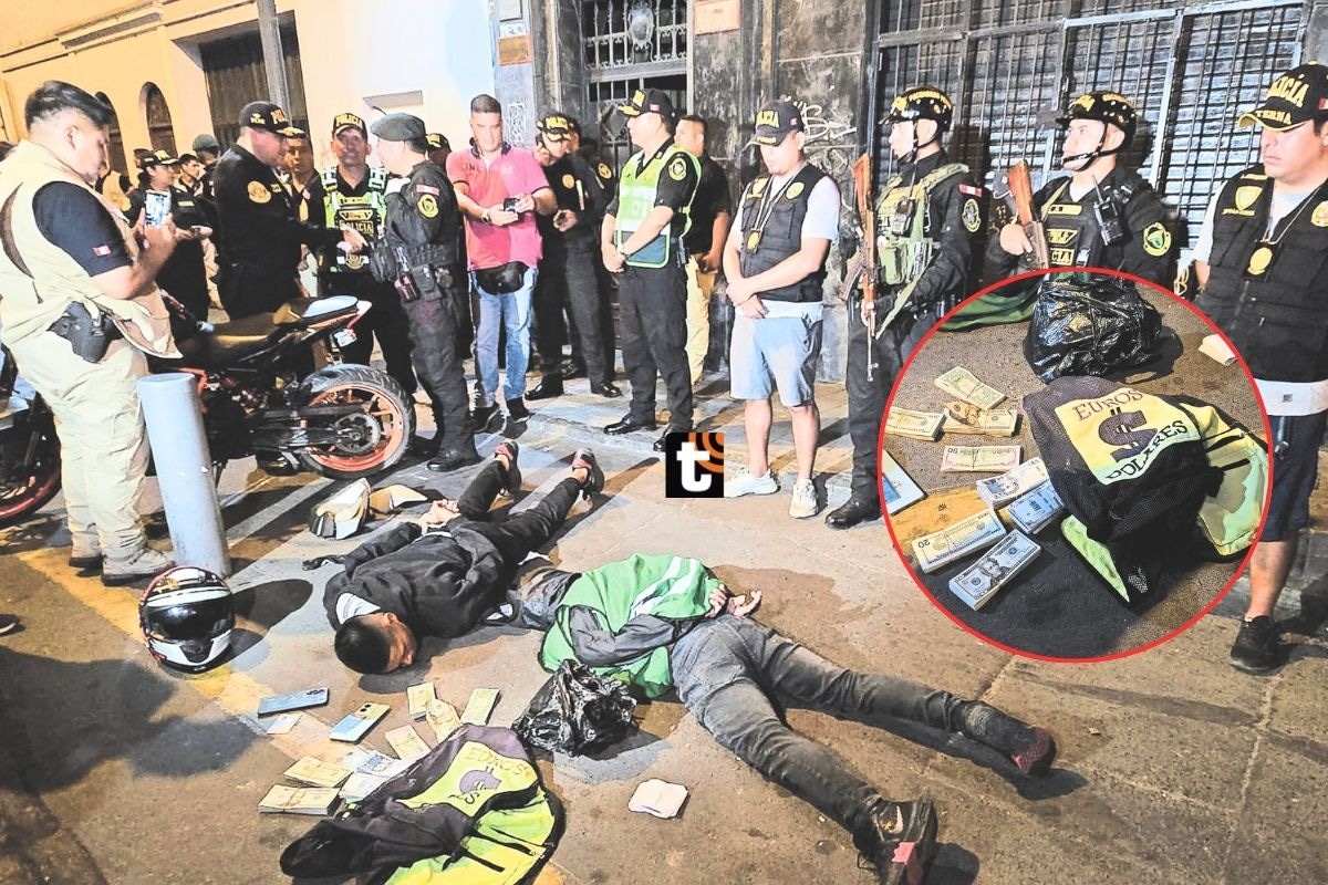 Delicuentes asaltaron a cambista en Jirón d ela Unión.