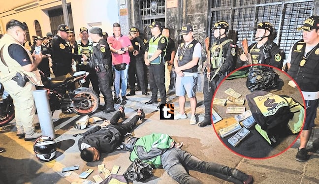 Delicuentes asaltaron a cambista en Jirón d ela Unión.