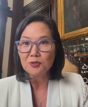 Keiko Fujimori no se molesta y responde a usuarios que le llaman "suegra" por sus hijas Kyara y Kaori Villanella.