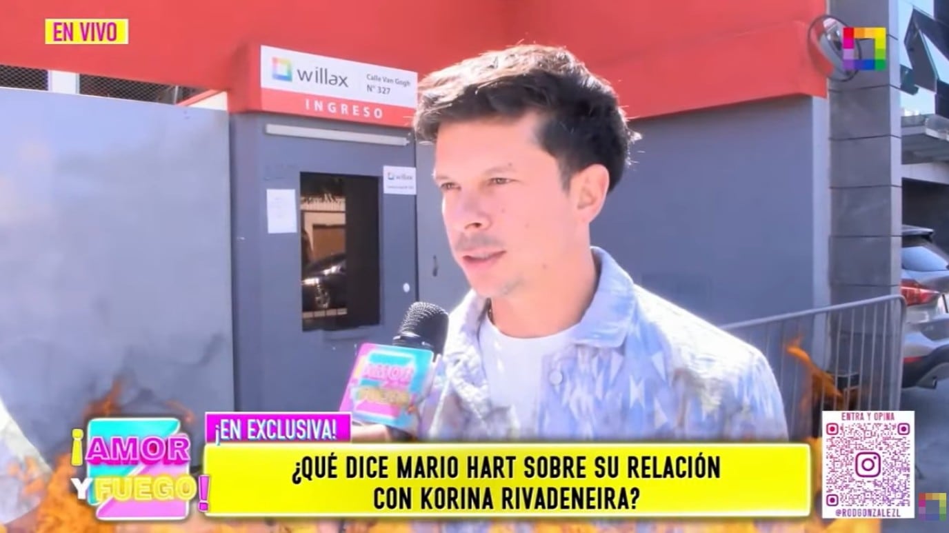 Mario Hart en 'Amor y fuego'.