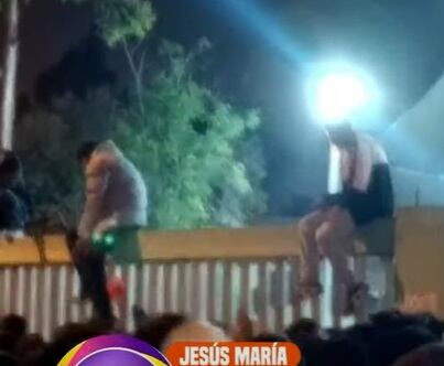 Caos en fiesta de Halloween